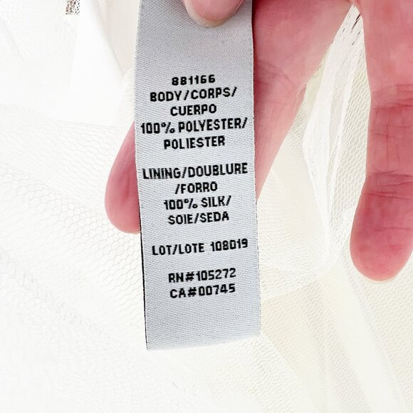 Theia Ivory Lace Wedding Dress - Picture 14 of 15